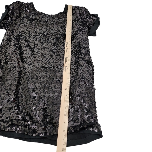 See By Chloe Sequin Mini Dress 2 Black‎ Short Sleeve Eras Tour Taylor Swift - Picture 11 of 12